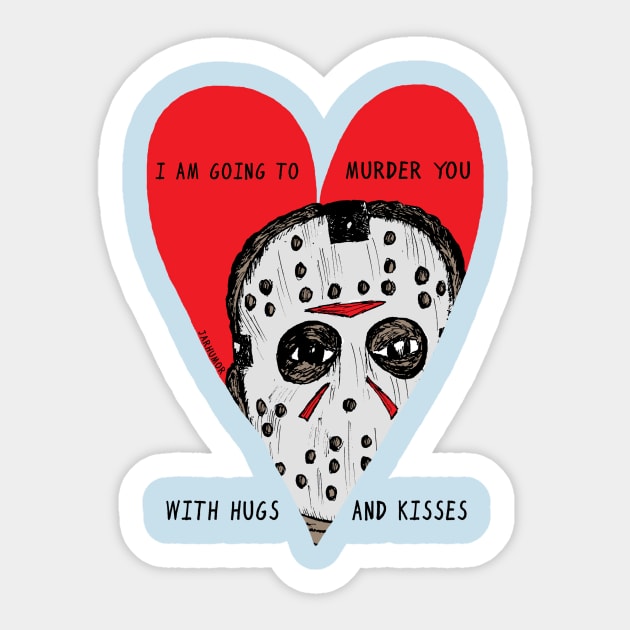 Murder Love Sticker by jarhumor